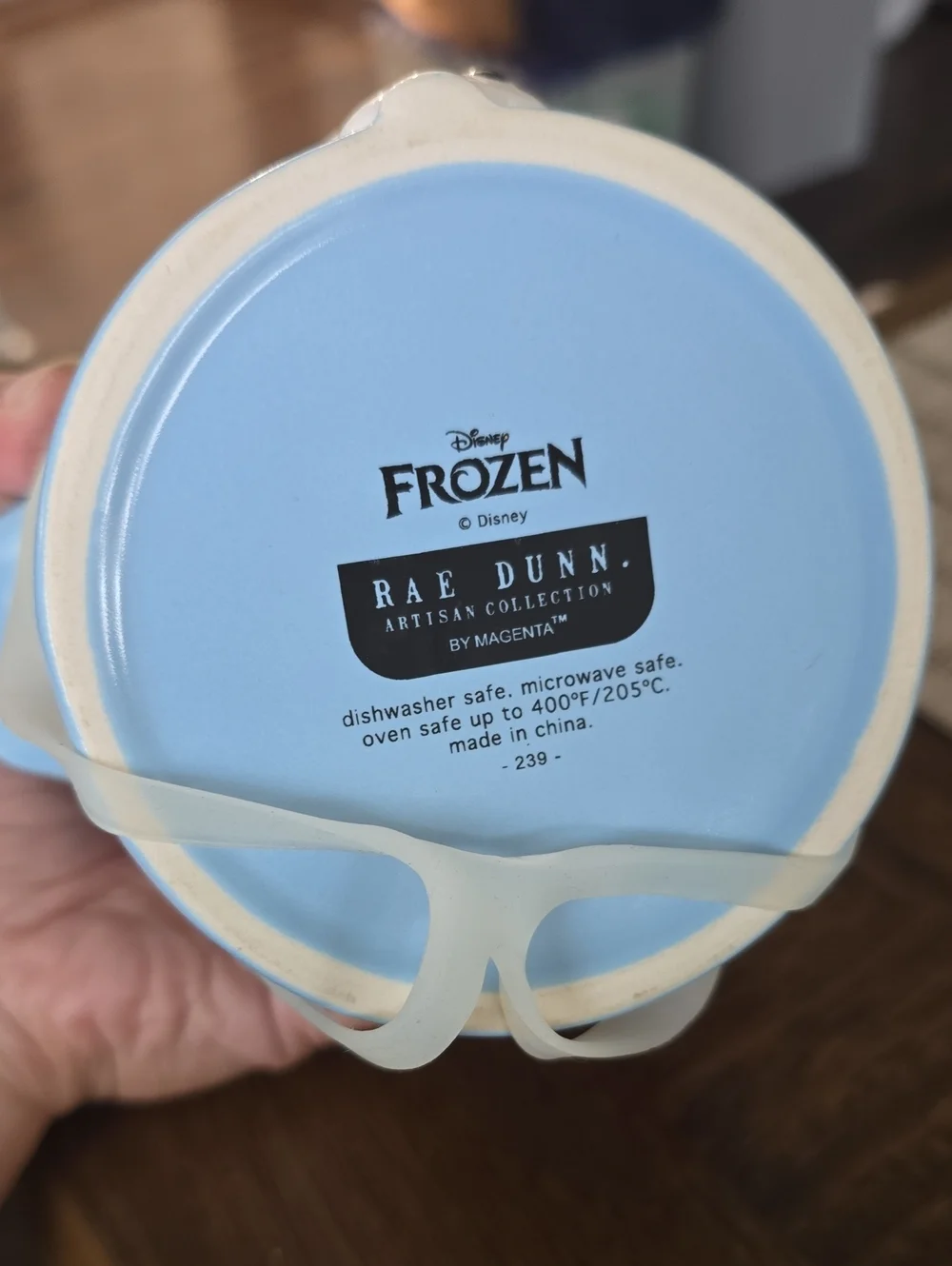 Disney blue ceramic